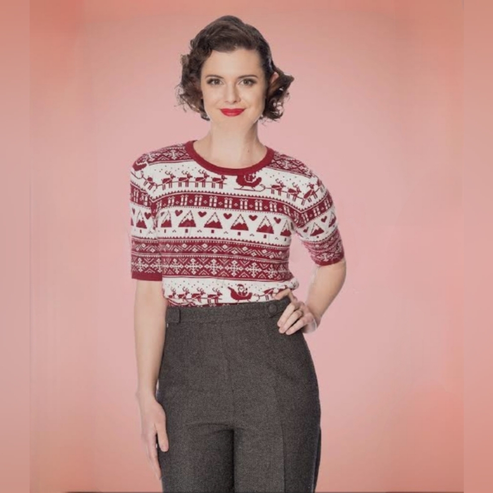 RARE Banned Retro Vintage Christmas Sweater